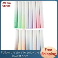 LMFIUA STORE ปากกาพลาสติกทำเครื่องหมายแห้งเร็วสีแบบส่วนบุคคลปากกาทำเครื่องหมายสำนักงาน16ชิ้น