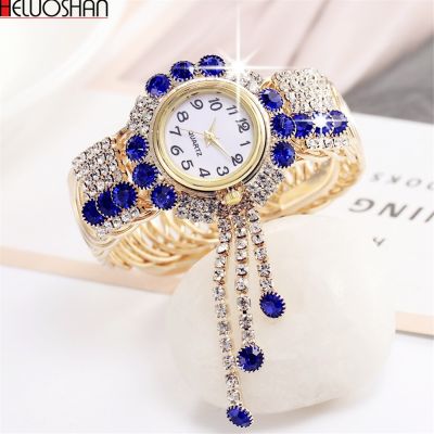 （A Decent035）2021 Topluxuury RhinestoneWatch WomenLadies Wristwatch Relogio Feminino Reloj Mujer Montre Femme Clock