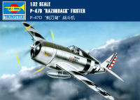 ทรัมเป็ตเตอร์1/32 02262 P-47D ธันเดอร์โบลท์ Razorback ชุดอาคารชุดประกอบโมเดล