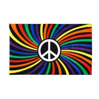 johnin 90x150cm LGBTQIA gay pride rainbow Peace Flag