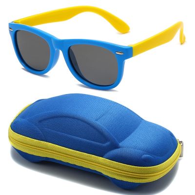 Classic Kids Silicone Sunglasses UV400 Eyewear for Boys Girls TR90 Goggles Children Sunglasses UV Protection Kids Eyewear