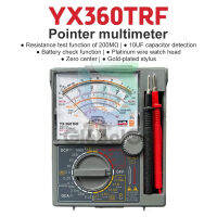 YX-360TRF อนาล็อกมัลติมิเตอร์ Tester ตัวชี้ Type Zero Center Instrument 200Mohm การวัดความต้านทาน YX360TRF