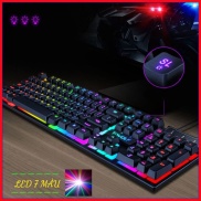 Ban phim may tinh Bàn phím giả cơ có led T-Wolf T20, bàn phím gaming