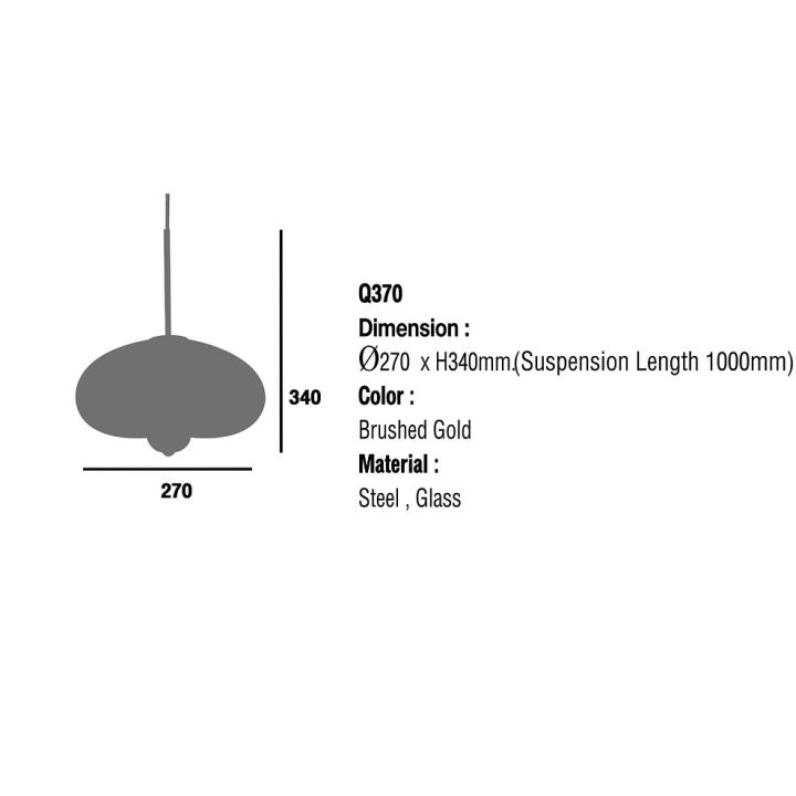 โคมไฟห้อยเพดาน-q370-ยี่ห้อแลมป์แอนด์ไลท์