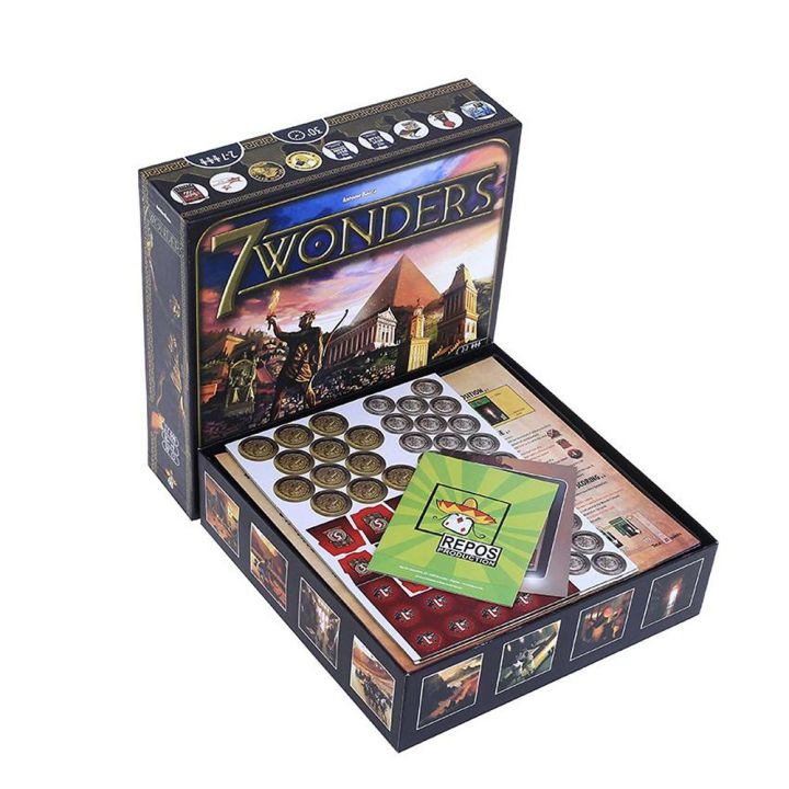 บอร์ดเกม-7-wonders-7-สิ่งมหัศจรรย์-ภาษาอังกฤษ