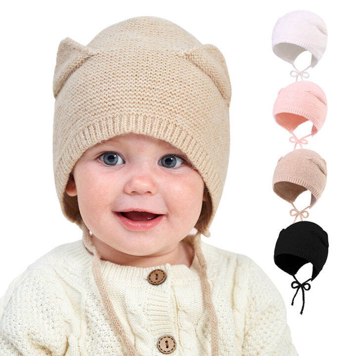 Baby hat hot sale cat ears