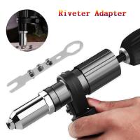 【CW】 Electric riveting nut adapter tool cordless drill bit insert multifunctional nail automatic pulling
