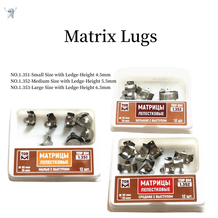 Cavigliera Ortopedica 50 Cunei Dentali Interprossimali In Metallo Medio - Protezione Lama Matrice, Autoclave 134°C Strumenti Odontoiatrici Protezione Gengive - Foto 8