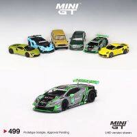 รถมินิ GT 1:64รุ่นรถ GT3 Huracan EVO #39 2022 IMSA รถสปอร์ตอัลลอย #499