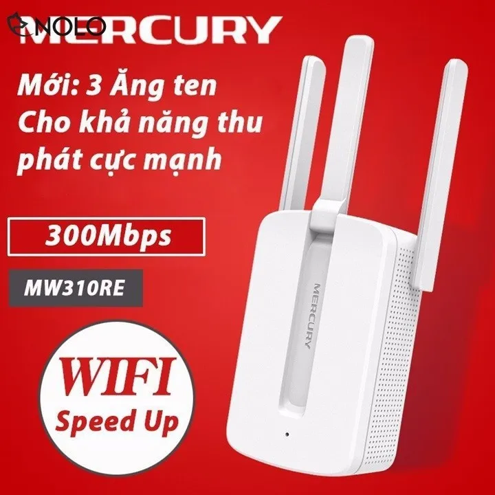 Bộ kích sóng Wifi Mercury 3 râu MW310RE giá rẻ