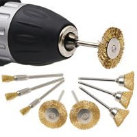 Mini Drill Accessories Tools Grinder Brushes Engraver Grinding Wheel Sharpening Sander copper brush Cleaning Tools