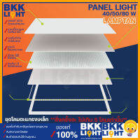 Panel Light 40w 50w 80w จาก LAMPTAN กับชุดโคมตะแกรงเหล็ก ใช้ Panel Light 40w 50w 80w จาก LAMPTAN ประหยัดค่าไฟได้