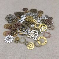 JINGUITANG ยี่ห้อใหม่ เครื่องประดับ Charms คุณภาพสูง DIY Charms ทำหัตถกรรม Steampunk อะไหล่นาฬิกา เครื่องประดับฟันเฟืองและเกียร์