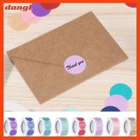 DANGL 500Pcs/Roll ป้ายบรรจุภัณฑ์ สีฉลาก เครื่องเขียน ของตกแต่งบ้าน สมุดโน้ต ฉลากซีล สติ๊กเกอร์ สติ๊กเกอร์ฉลากจุด