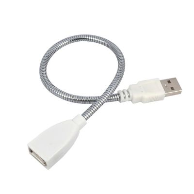 Kabel Ekstensi Usb Logam Fleksibel Kabel Tabung Kabel Berlaku Daya Ekstensi Pria Ke Wanita untuk Aksesori Lampu Bohlam Lampu USB