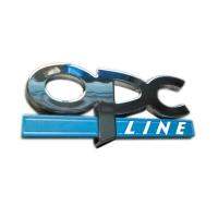 10PCSXPlastic Chrome OPCLINE OPC LINE Automobile Modification Sticker Emblem Badge