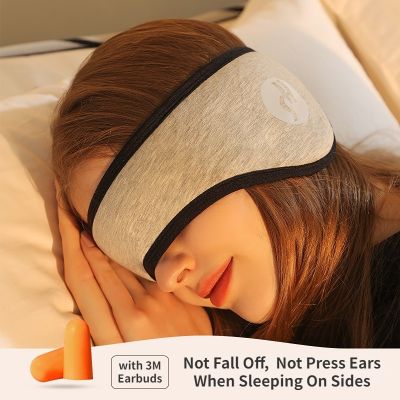 Soundproof Earcups Ear Cover for Winter Adjustable Size Velvet Earmuff with Earplugs Warm Accessories for Women Men Blindfold