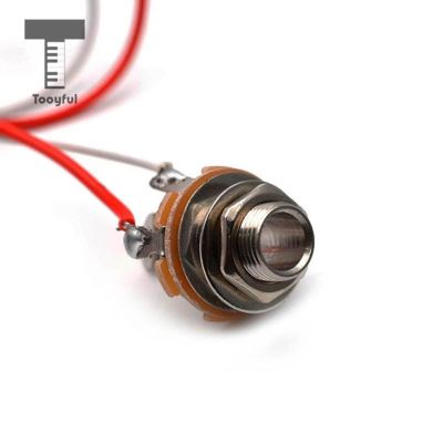：《》{“】= Tooyful Durable Jazz Bass Circuit Wiring Harness Kit, Tone Volume Control A250K B250K Pots+Socket