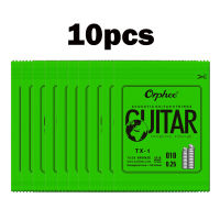 【cw】10PCS Orphee Single Strings For TX-1 Acoustic Guitar 1st E-String(.010) Replacement High-carbon Steel Core 0.25mm Accessorieshot