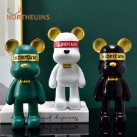 Resin 23Cm Violent Bear Figurines Childrens Gift Cartoon Trend Doll Object Model Collection Ornament Decoration Item