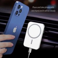 แท่นชาร์จ15W  Wireless Car Magsafe Charger Airvent Mount Magnet Adsorbable Phone Car Holder