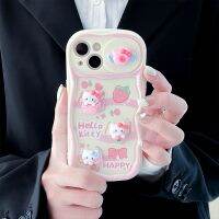 เคสโทรศัพท์ซิลิโคนนิ่มลายการ์ตูนน่ารัก3D Hello Kitty เคสโทรศัพท์มือถือพร้อมอุปกรณ์ป้องกันเลนส์กล้องถ่ายรูปที่สามารถเคลื่อนย้ายได้สำหรับ iPhone 14 Pro Max 14 Plus 13 Pro Max เคสด้านหลังสำหรับ iPhone 12 Pro Max 11