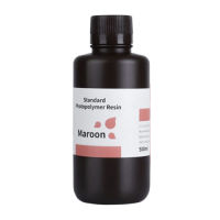 Elegoo Resin Standard Photopolymer for 3D Printers, 1 KG–Maroon