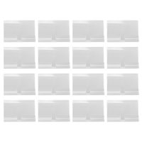 100Pcs Clear Plastic Label Holders for Wire Shelf Retail Price Label Holders Merchandise Sign Display Holder (6 x 4 cm)