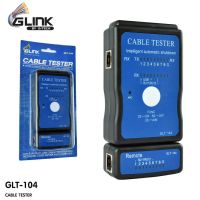 อุปกรณ์ทดสอบสัญญาณสาย Lan/สายโทรศัพท์ Cable Tester GLINK (GLT-104)