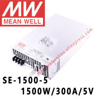 SE-1500-5หมายถึงดี1500W 300A 5V DC แหล่งจ่ายไฟเอาท์พุทเดี่ยว Meanwell ร้านค้าออนไลน์