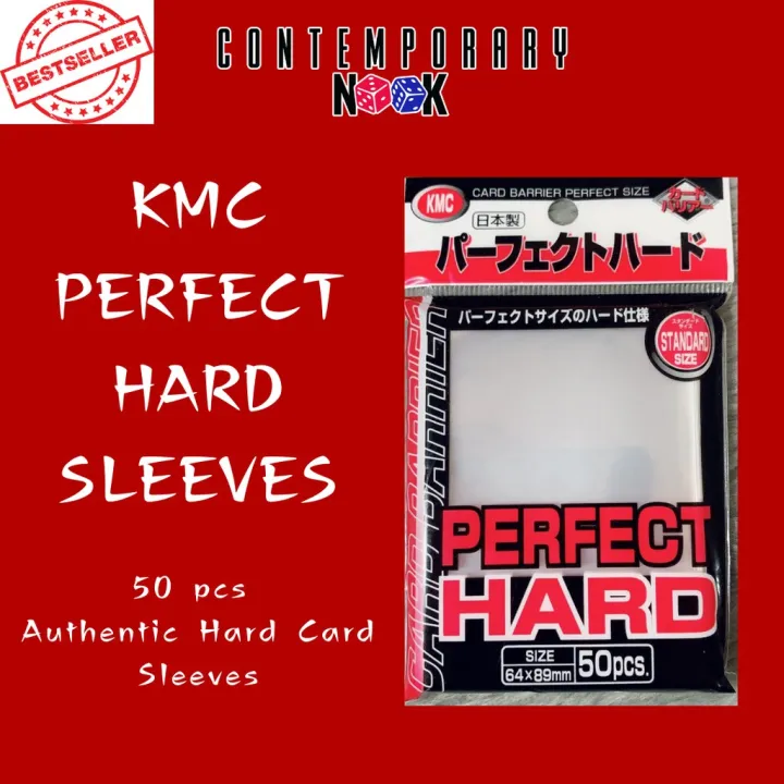 KMC Perfect Size Hard Card Sleeves 50piece Pack Good For MTG Pokemon