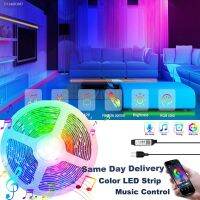 ◈ SMD 5050 LED Strip Lights USB Mode for TV Background Infrared Remote Tape for Bedroom Decoration APP Control Luces