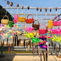 【STOCK】 Tourist Attraction Souvenirs Conch Shells Small Flower Baskets Wind Chimes Door Decorations Home Bells Gifts