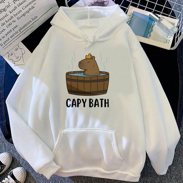 capybara-hoodies-ผู้หญิงอะนิเมะ-harajuku-ความงามเสื้อผ้าวินเทจดึงขนแกะหญิง