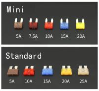 【DT】hot！ Fuses car Car fuse 5A 7.5A 10A 15A 20A 25A 30A 35A High-quality