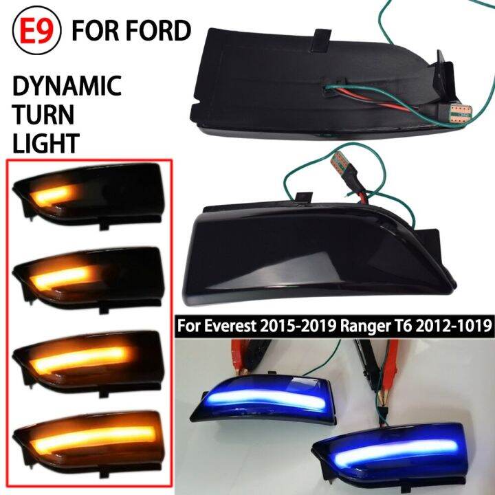 LED Dynamic Turn Signal Light Side Mirror Flashing Light Repeater