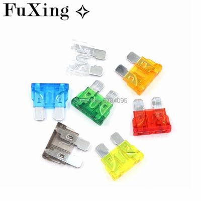 10PCS Auto Medium Car Truck Standard Blade Fuse 1A 2A 3A 5A 7.5 A 10A 15A 20A 25A 30A Car Boat Truck SUV Automotive Replacement