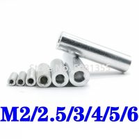 5-10pcs/lot M2 M2.5 M3 M4 M5 M6xL Round aluminum standoff spacer Stud extend long nut L 6 TO 100