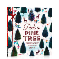 English original picture book pick a pine tree Christmas tree pick a pine tree theme picture book childrens English Enlightenment parents and children read picture story book Jarvis paperback, 3-8 years old