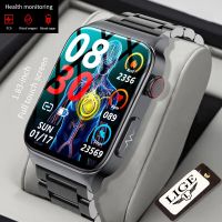 LIGE 2022 Blood Glucose Smartwatch Men ECG+PPG Heart Rate Blood Pressure Health Watches IP68 Waterproof Smart Watch Sport Clock