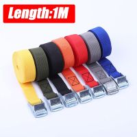 250LBS Car Strong Ratchet Belt 1M Car Motorcycle Bike Luggage Bag Tie Down Strap Metal Buckle Tow Rope Tension Rope Cargo Strap