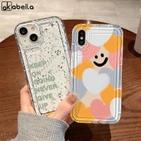 AKABEILA เคสโทรศัพท์ยิ้มเรียบง่ายสำหรับ IPhone 11 ProMax 14 12 13 Pro Max 6 7 8 Plus X XR XS Max 14 Plus SE 2020คลุมทั้งหมดแฟชั่น SE2เคสใส่โทรศัพท์คู่โทรศัพท์มือถือกันกระแทก