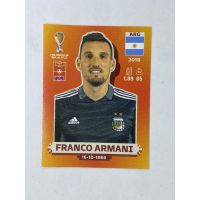 Franco Armani สติ๊กเกอร์สะสม ฟุตบอลโลก world cup 2022 Argentina ของสะสมทีมฟุตบอล อาร์เจนตินา อาเจนติน่า