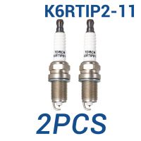 2ชิ้น K6RTIP2-11 2ชิ้น K6RTIP2-11 2-8ชิ้นอะไหล่สำหรับ IFR6T11 5585/ZFR6J-11 Denso SK20R11 K20U11 TOYOTA 90919-01210 90080-91180 K6RTIP2-11คบเพลิงอิริเดียมหัวเทียน