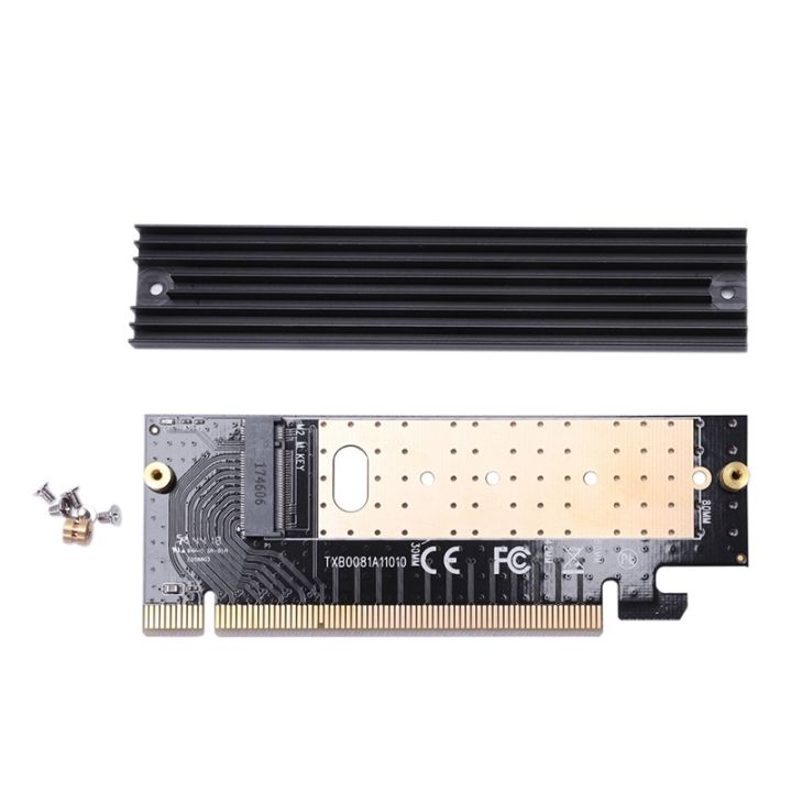 Nvme Ssd Adapter M2 To Pcie  X16 Controller Card M Key Interface  Support Pci Express  X4 2230-2280 Size 