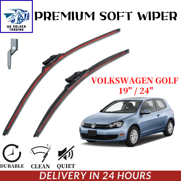 Volkswagen Golf MK6 2009 2012 Premium rubber Wiper Blade (1SET) Lazada