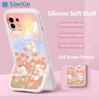 XiaoXin สำหรับ Xiaomi 11 11 Pro 11อัลตร้า TPU ที่มองไม่เห็นยืนโทรศัพท์กรณีแบบบูรณาการโทรศัพท์ Soft Case กล้องเต็มครอบคลุม