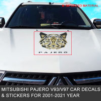 เหมาะสำหรับ Mitsubishi Pajero V93 V97 Decals Bobcat Body สติกเกอร์แถบสีสติ๊กเกอร์ Pajero ดัดแปลงสติกเกอร์รถ