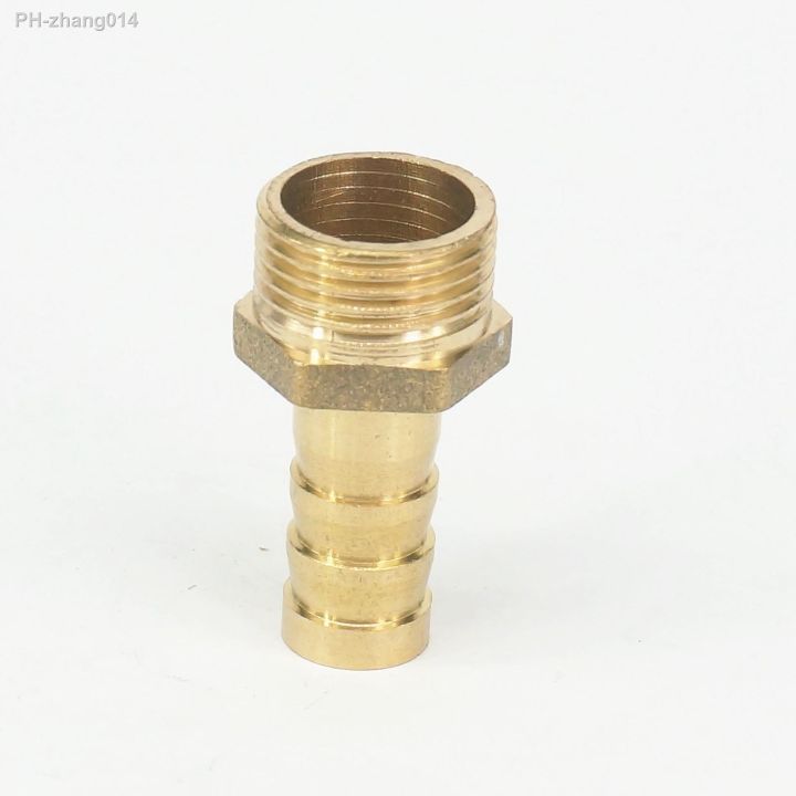 lot-2-hose-barb-i-d-10mm-x-3-8-quot-bsp-male-thread-brass-coupler-splicer-connector-fitting-for-fuel-gas-water