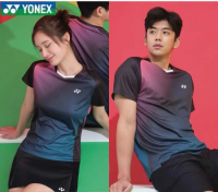 เสื้อวอลเลย์บอลแห้งเร็วแบบระบายอากาศได้จาก Yonex ใส่ออกกำลังกายเล่นกีฬากลางแจ้งดูดซับเหงื่อใส่สบายในฤดูร้อน